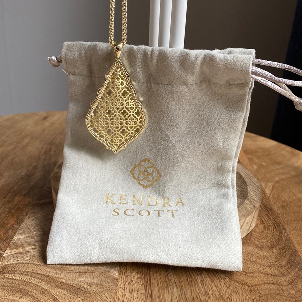 Kendra Scott Aiden Gold Statement Necklace